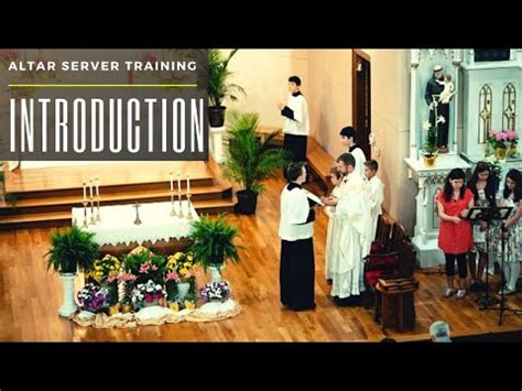 Altar Server Training Introduction YouTube