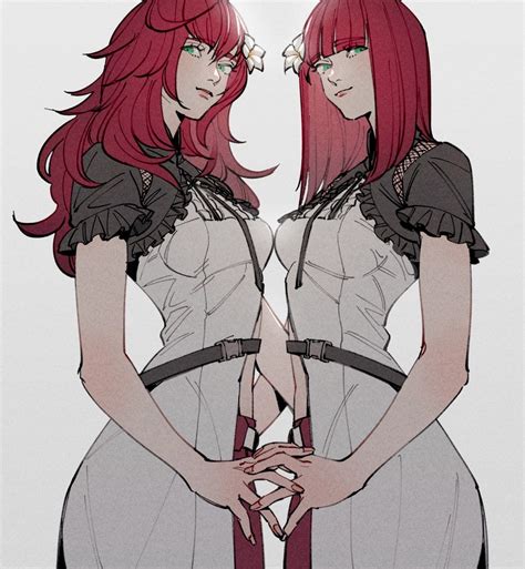 Devola And Popola Nier And More Drawn By Oimo Oimkimn Danbooru