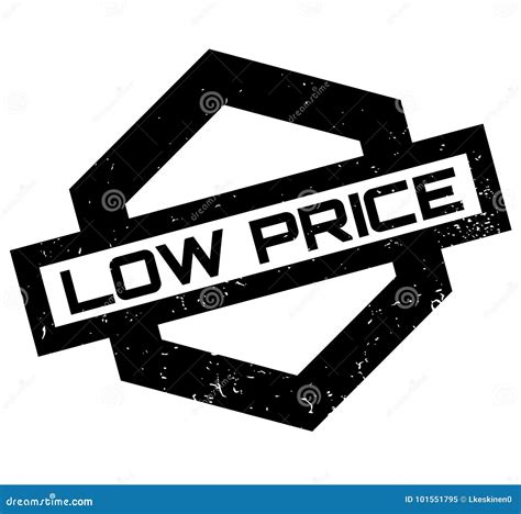 Low Price Rubber Stamp Stock Vector Illustration Of Button 101551795