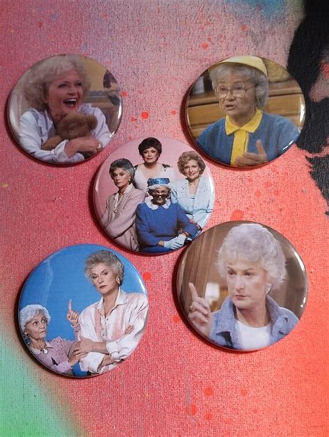Your Choice The Golden Girls Retro Style Pins Pin Badge