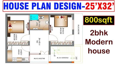 25 X 32 House Plan Design North Facing House Design Rd Design