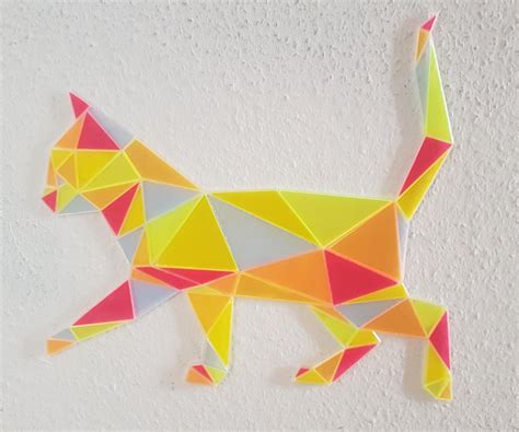 Polygon Cat With Acrylic 12 Steps With Pictures Instructables