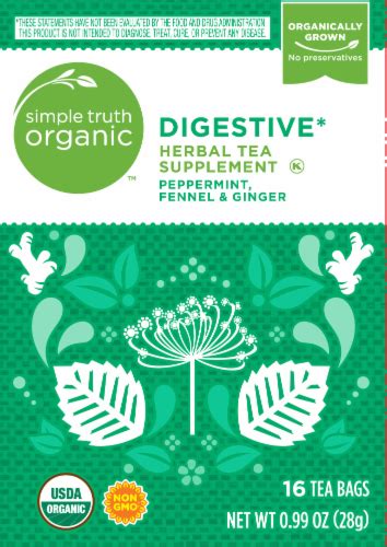 Simple Truth Organic™ Digestive Herbal Tea 16 Ct Metro Market