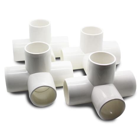 1camo 4 Way Tee Pvc Fittings Sch 40 White 1 Inch Pvc Elbow Fittings