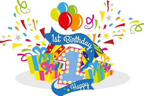 Birthday U5468u5c81 Clip Art Vector Celebrate Their First Birthday