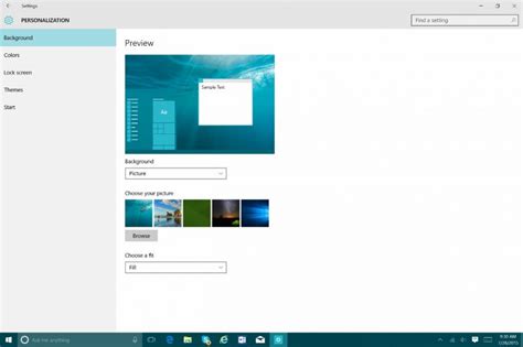 Change Windows 10 Display Background Color