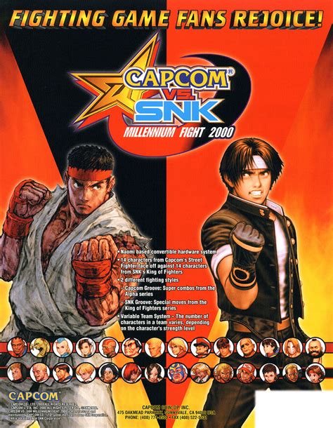 Capcom Vs Snk Millennium Fight 2000 Details Launchbox Games Database
