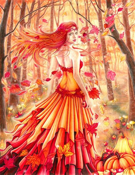 Autumn Queen By Catalina Estefan On Deviantart Autumn Art Fairy Art