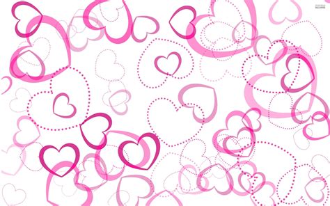 76 Pink Heart Wallpaper