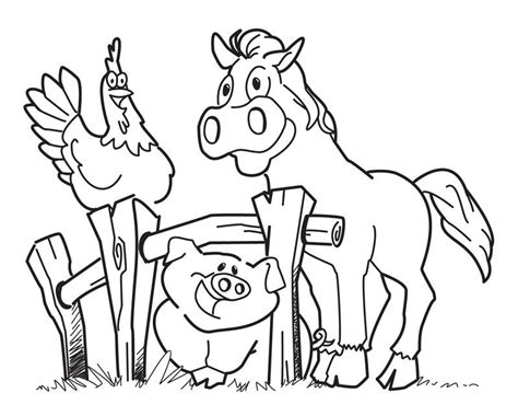 farm animal theme coloring pages   great   teach  kids  farm animals