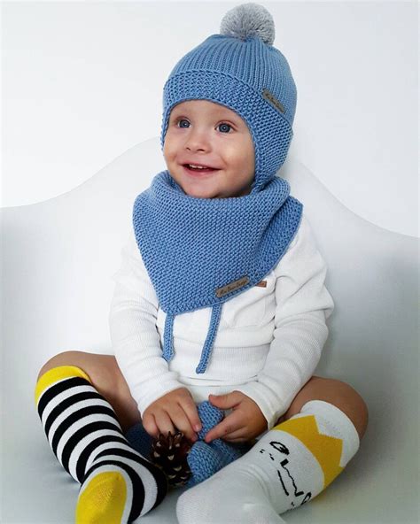 Wool Hat Baby Hat Pompom Hat Merino Hat Knit Hat Winter Hat Etsy