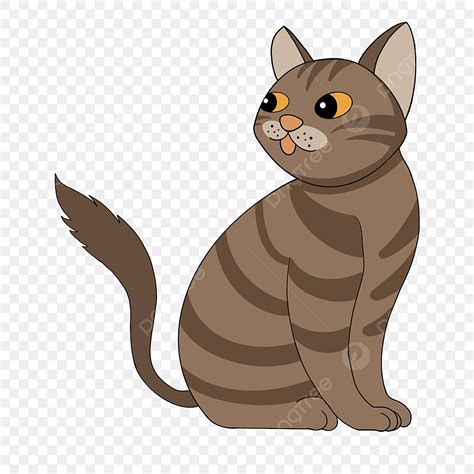 Tabbies Cat Clipart Hd Png Hand Drawn Brown Tabby Cat Clipart Marking