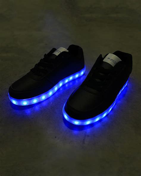 Electric Styles Light Up Led Shoes Black