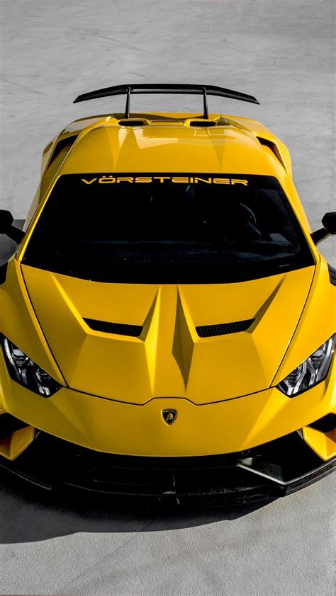 Yellow Lamborghini Huracan Performante 2019 4k Ultra Hd Mobile