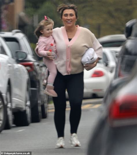 Lauren Goodger Is All Smiles As She Carries Daughter Larose In Her Arms