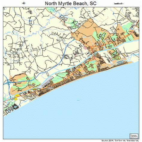 27 Map North Myrtle Beach Maps Database Source
