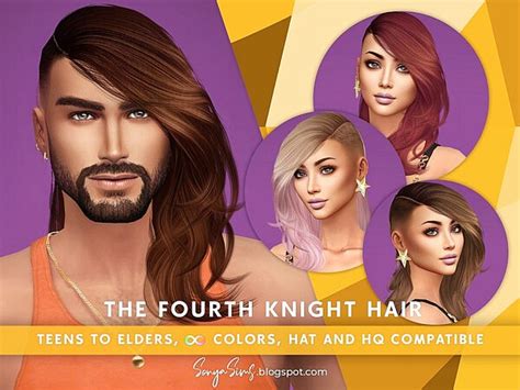 The Fourth Knight Hair Males By Sonyasimscc From Tsr • Sims 4 Downloads
