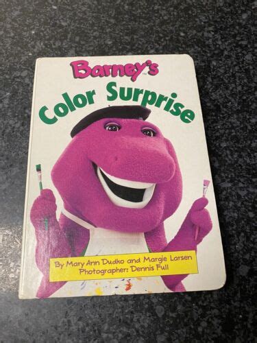 Barneys Color Surprise Margie Larsen Mary Ann Dudko Board Book Free