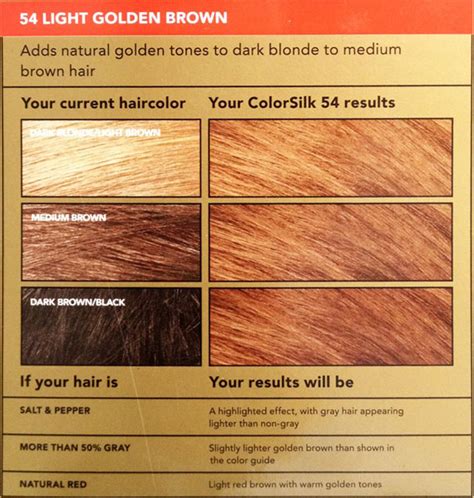 L'oreal paris excellence creme permanent hair color, 6g light golden brown, 100 percent gray coverage hair dye, pack of 2 4.6 out of 5 stars 16,501 3 offers from $17.08 Revlon ColorSilk Beautiful Color - 54 LIGHT GOLDEN BROWN