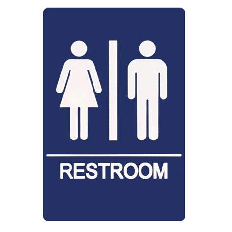 Visual Literacy In The 21st Century Restroom Sign