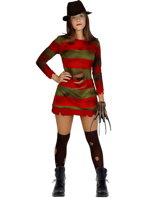 Amscan Freddy Krueger Deluxe Sweater Halloween Costume For Adults A