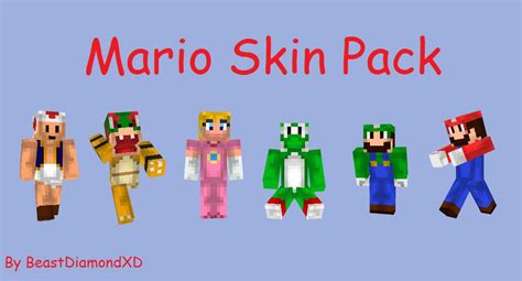 Mario Skin Pack Minecraft Blog
