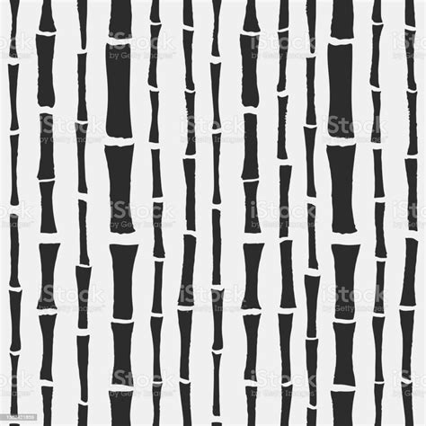 Bamboo Asian Plant Vector Seamless Pattern Stock Illustration