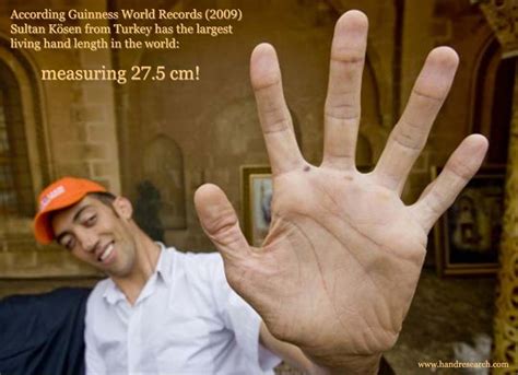 World S Largest Living Hand Sultan K Sen Guinness World Record Since