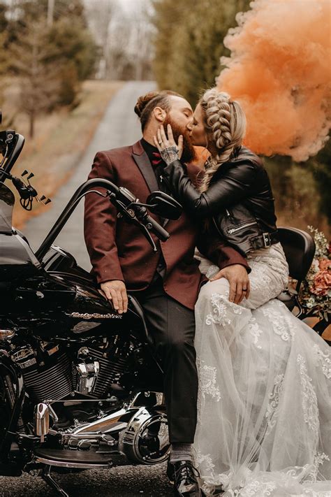 All are replicas of customer scooters and are approx 10cm long. Edgy Wedding | Motorcycle wedding pictures, Edgy wedding, Biker wedding