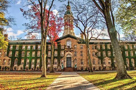 Princeton University Main Building At Front Gate Photograph By