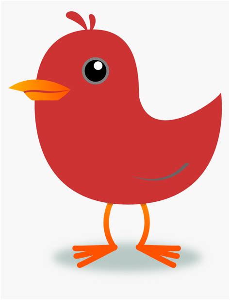 Red Bird Clipart Bird Cartoon  Png Transparent Png Transparent