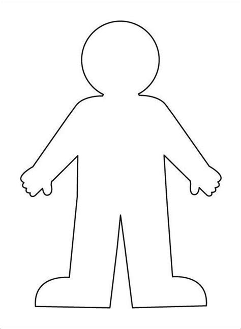 24 Body Outline Templates Pdf Doc Body Template Body Outline
