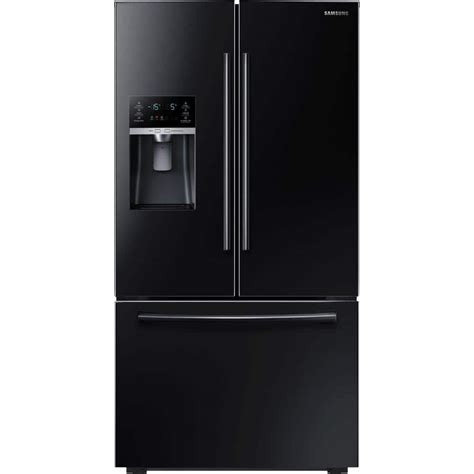 Samsung 2807 Cu Ft French Door Refrigerator In Black Rf28hfedbbc