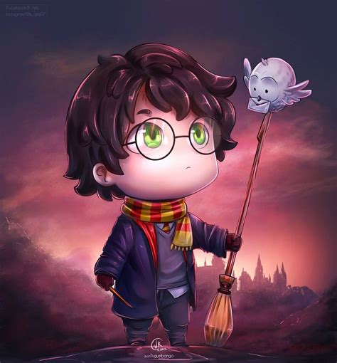 ArtStation Harry Potter Chibi Juank Tugumbango Harry Potter
