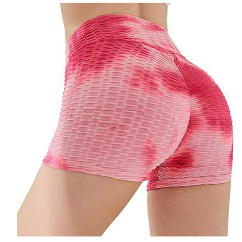 aoliks aoliks women workout booty shorts high waist scrunch gym shorts butt lifting hot pants