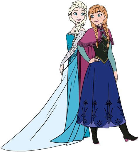 Anna And Elsa Clip Art Images From Frozen Disney Clip Art Galore