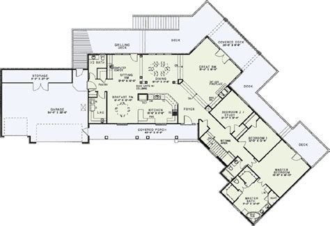 Lake House Floor Plans Lake Front Plan 4304 Square Feet 4 Bedrooms