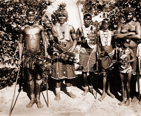 South African Zulu Peoples Ethnic Group Of The Bantu