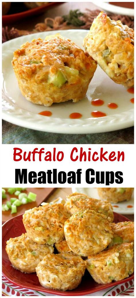 Buffalo Chicken Meatloaf Cups The Dinner Mom