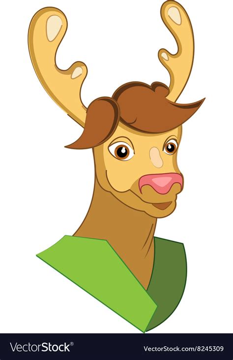 Deer Mascot Royalty Free Vector Image Vectorstock