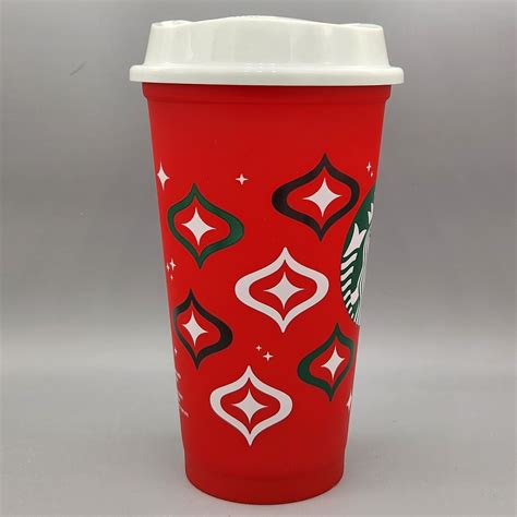 New Starbucks Holiday 2023 Red Cup Day 16 Oz Reusable Hot Cup Ebay