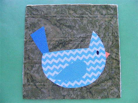 Free Applique Pattern Buzz The Bird Shiny Happy World