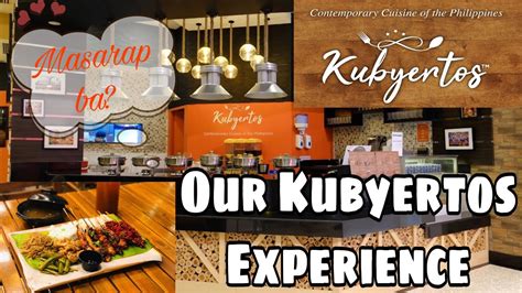 Kubyertos Contemporary Cuisine Of The Philippines In Dubai Youtube