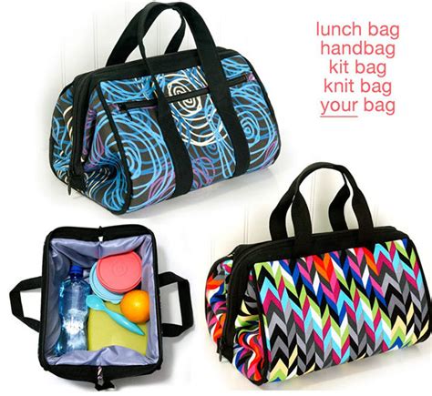 Luxie Lunch Bag Sewing Pattern From Emmaline Bags