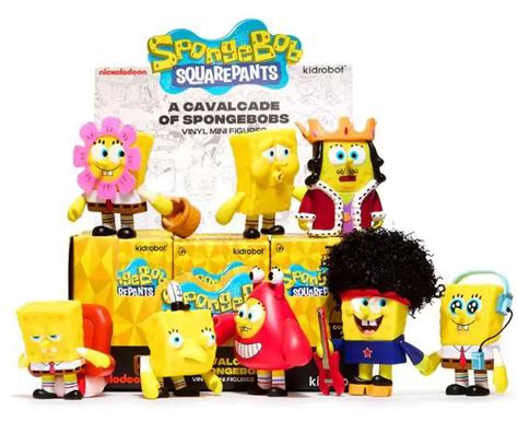 Nickelodeon Spongebob Squarepants Vinyl Mini Figure Cavalcade Of