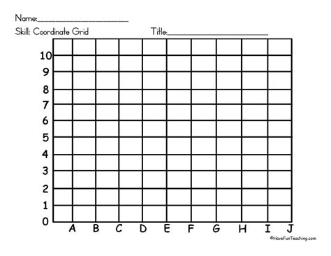 Coordinate Grid Map Location Worksheet Have Fun Teaching