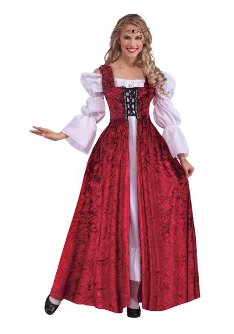 Medieval Laced Gown For Plus Size Women Costume Medieval Princess Costumes