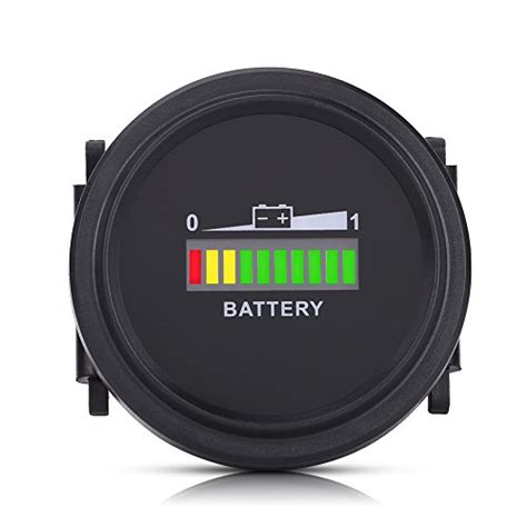 Buy Battery Indicator Led Digital Battery Meter Indicator V V V V V Round Meter Gauge