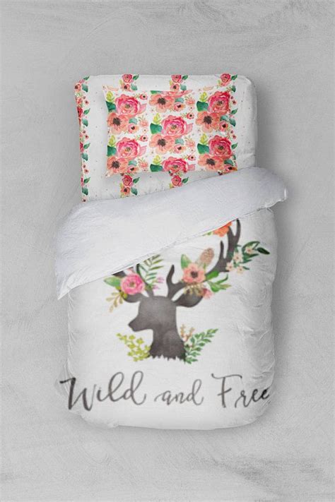 This set features all you need to turn your bedroom into a restful retreat. Woodland Twin Girl Bedding Duvet Cover Comforter Sheets ...