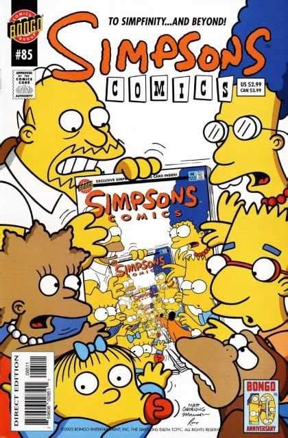 Simpsons Comics 85 Marg Homer Bart Lisa Maggie